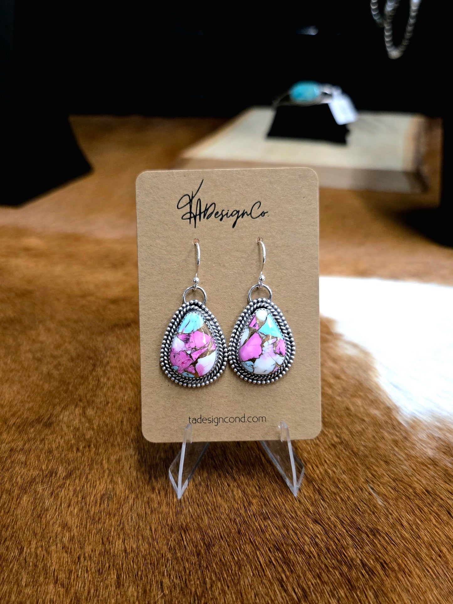 Cotton Candy Dangles