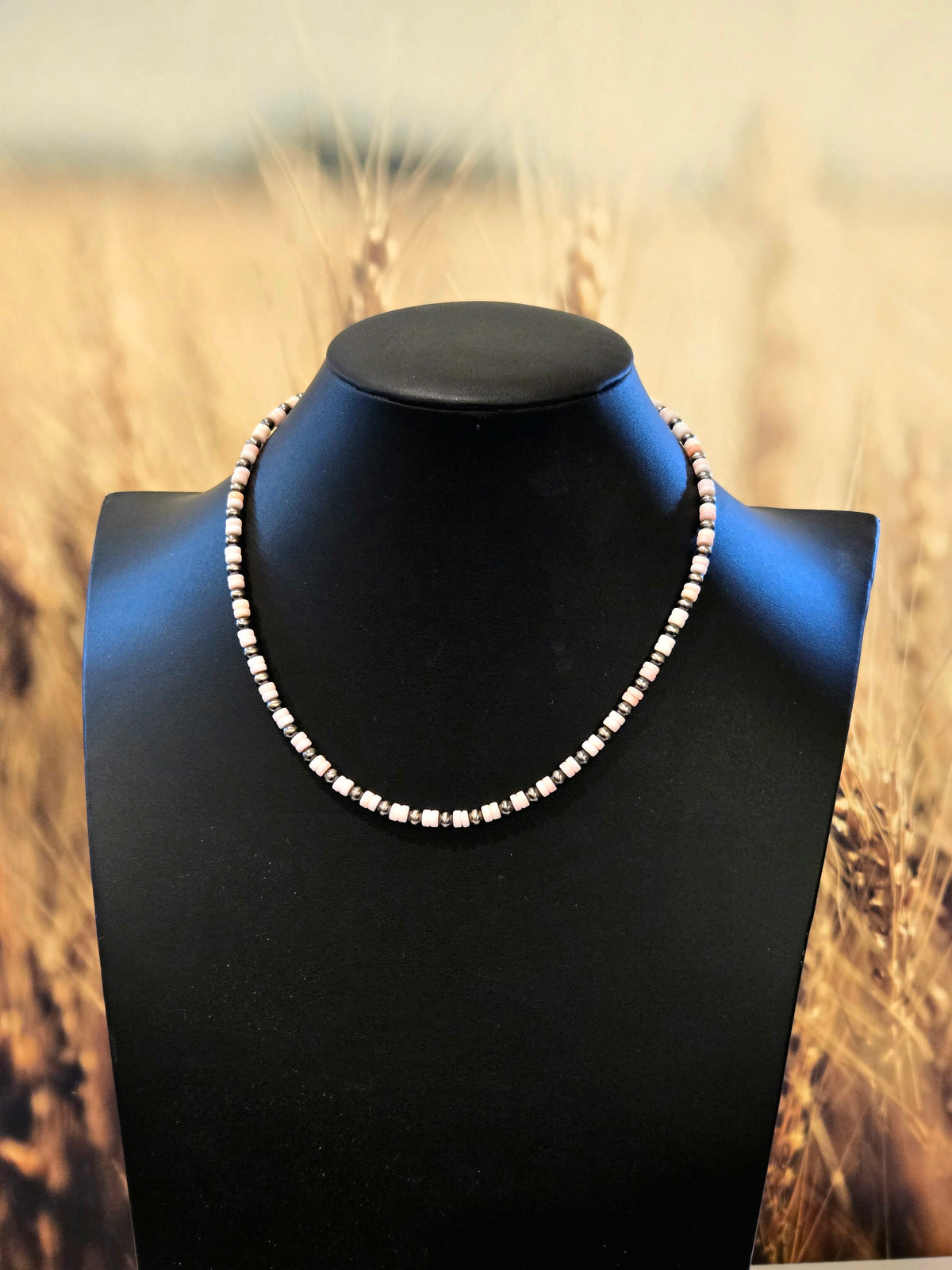 Desert Pearl Pink Conch Necklace