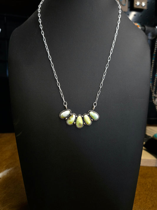 Palomino Cluster Necklace