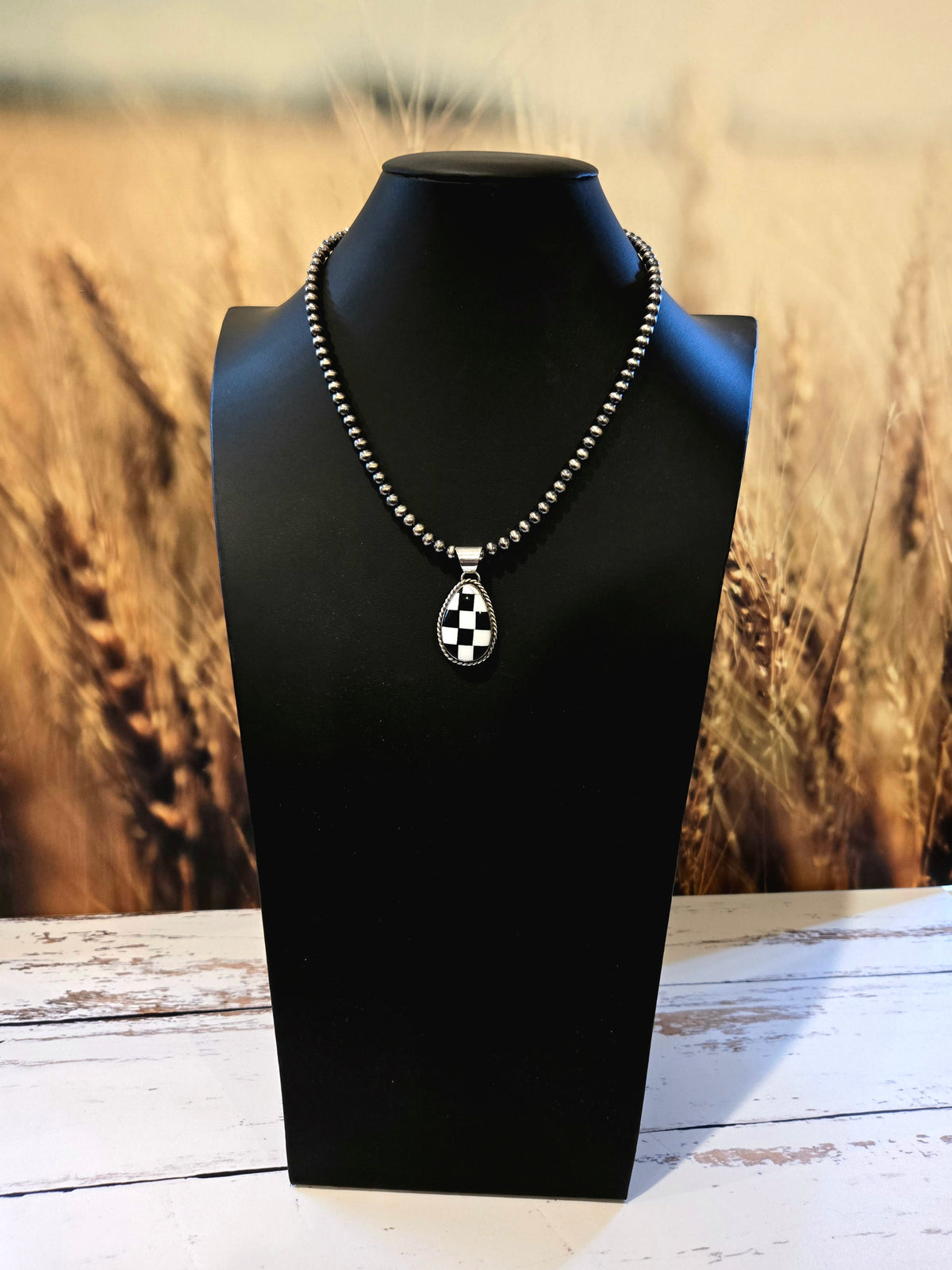 Checkered Pendant