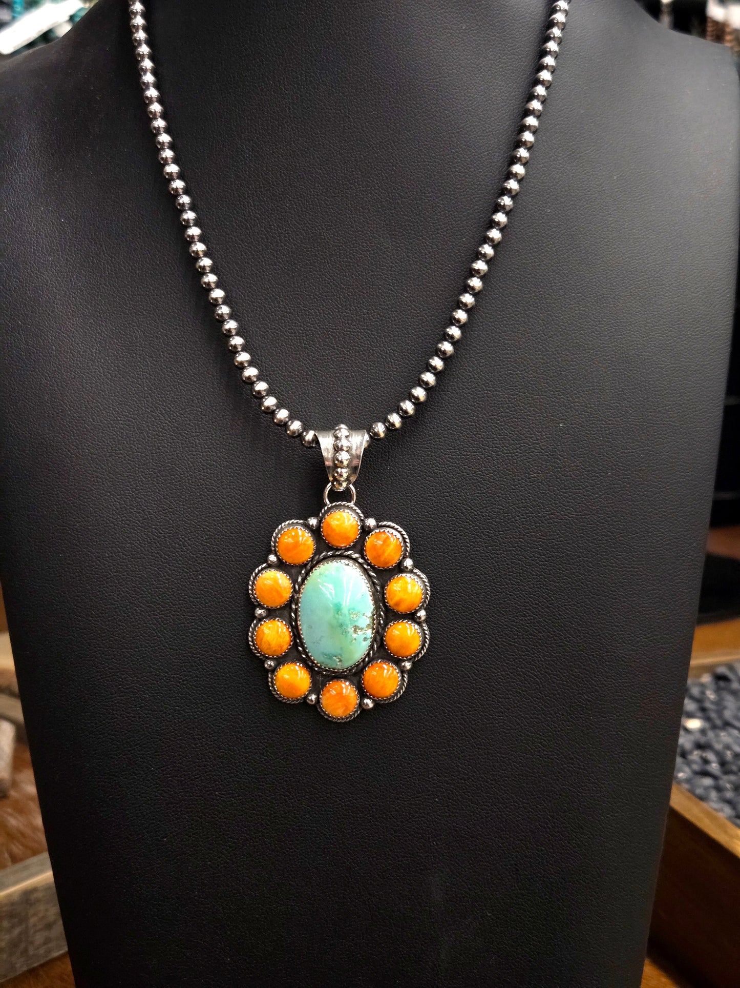 Mina Maria Spiny Cluster Pendant