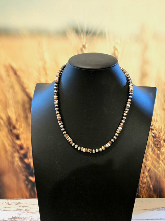Desert Pearl Wild Horse Necklace